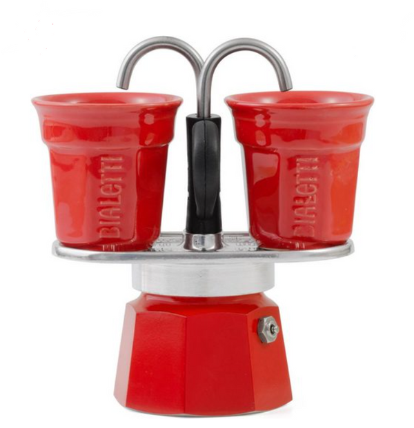 Bialetti Mini Express mit 2 Tassen