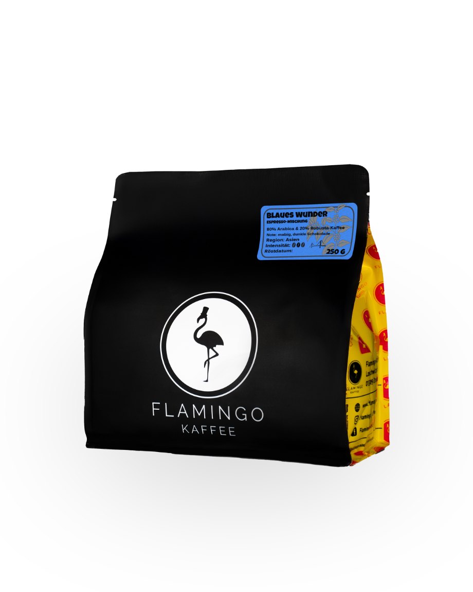 Kaffeetüte Blaues Wunder im alten Design